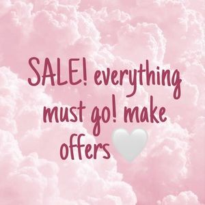 SALE! everything must go!